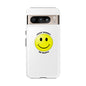 Happy Face Phone Case, Tough Cases, Don’t Worry, Be Happy, Cute Gift for Friends, Positive Vibes, Fun Mobile Accessories
