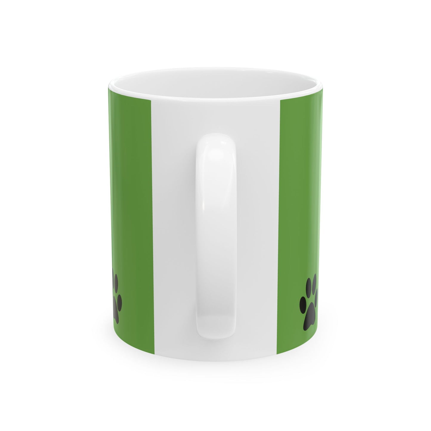 Paw Print Ceramic Mug - Ideal for Pet Lovers, Dog Owners, Animal Enthusiasts, Gift for Pet Birthdays, Cozy Coffee Moments, Kitchen Decor