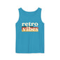 Retro Vibes Tank Top - Unisex Summer Apparel, Casual Wear, Beach Attire, Vintage Style, Gift for Friends