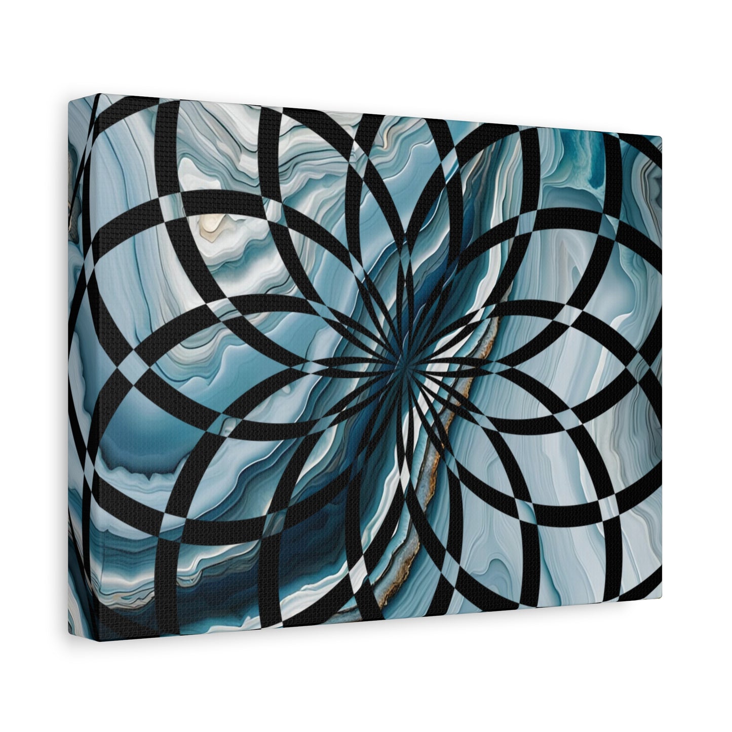 Abstract Geometric Art Canvas Print, Modern Wall