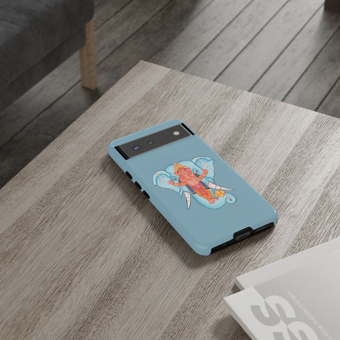 Tough Cases: Ganesh-Inspired Phone Case, Bohemian Phone Cover, Hindu Art Accessory, Festival Gift, Protective Phone Shell