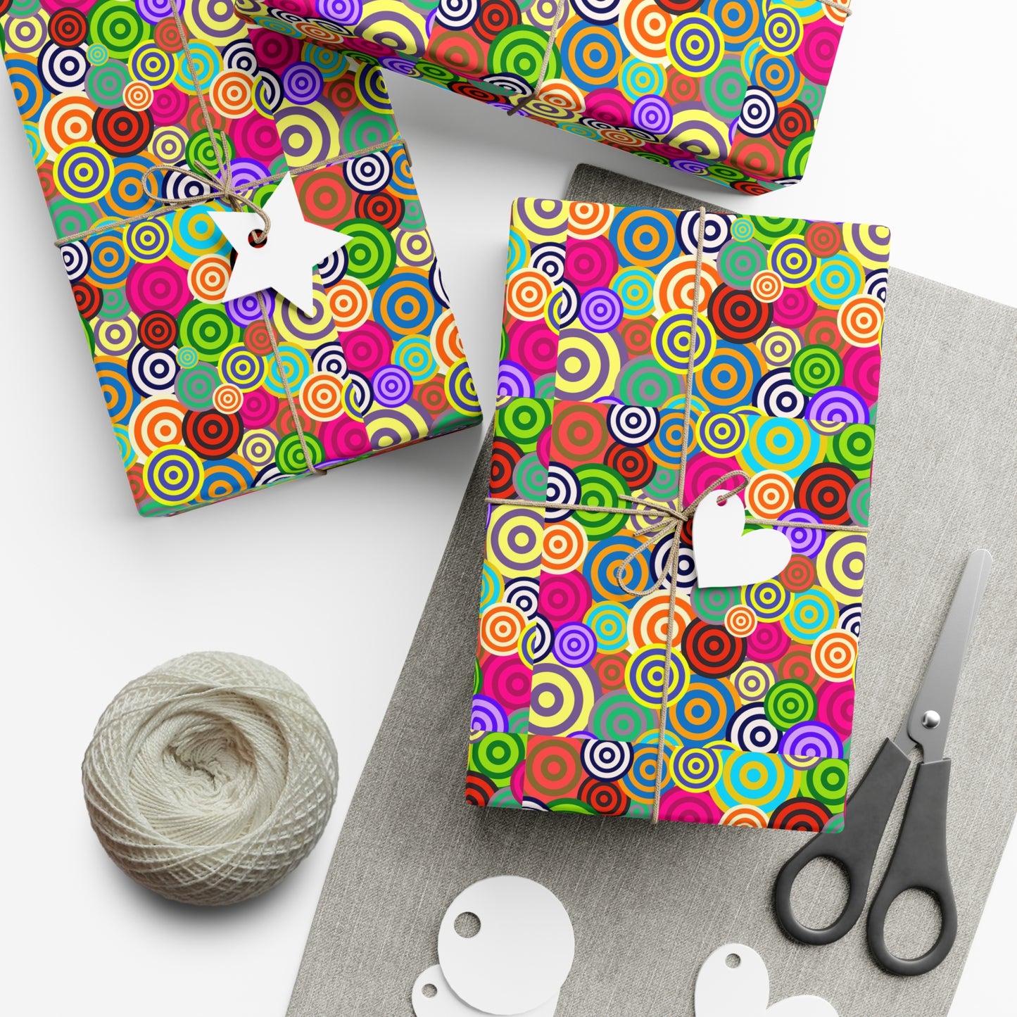 Vibrant Gift Wrap Papers for All Occasions, Colorful Wrapping Paper for Birthdays, Holidays, Parties, Unique Gift Presentation