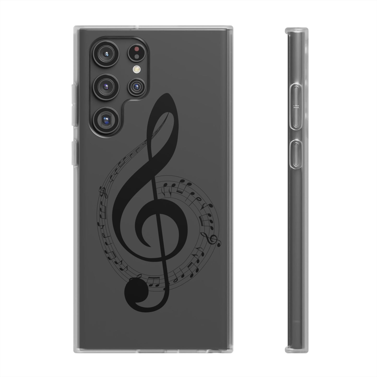 Phone Case — Musical Treble Clef Design