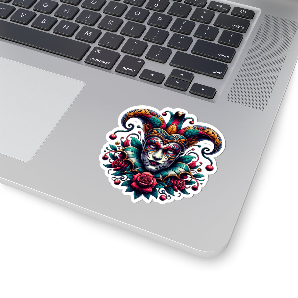 Colorful Joker Mask Kiss-Cut Stickers