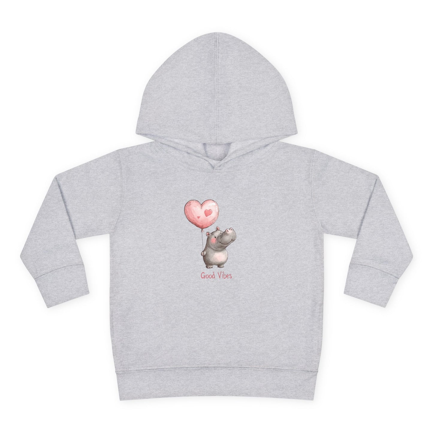 Good Vibes Toddler Hoodie, Cute Kids Pullover, Fleece Jacket, Fun Gifts for Toddlers, Baby Shower Present, Birthday Outfit