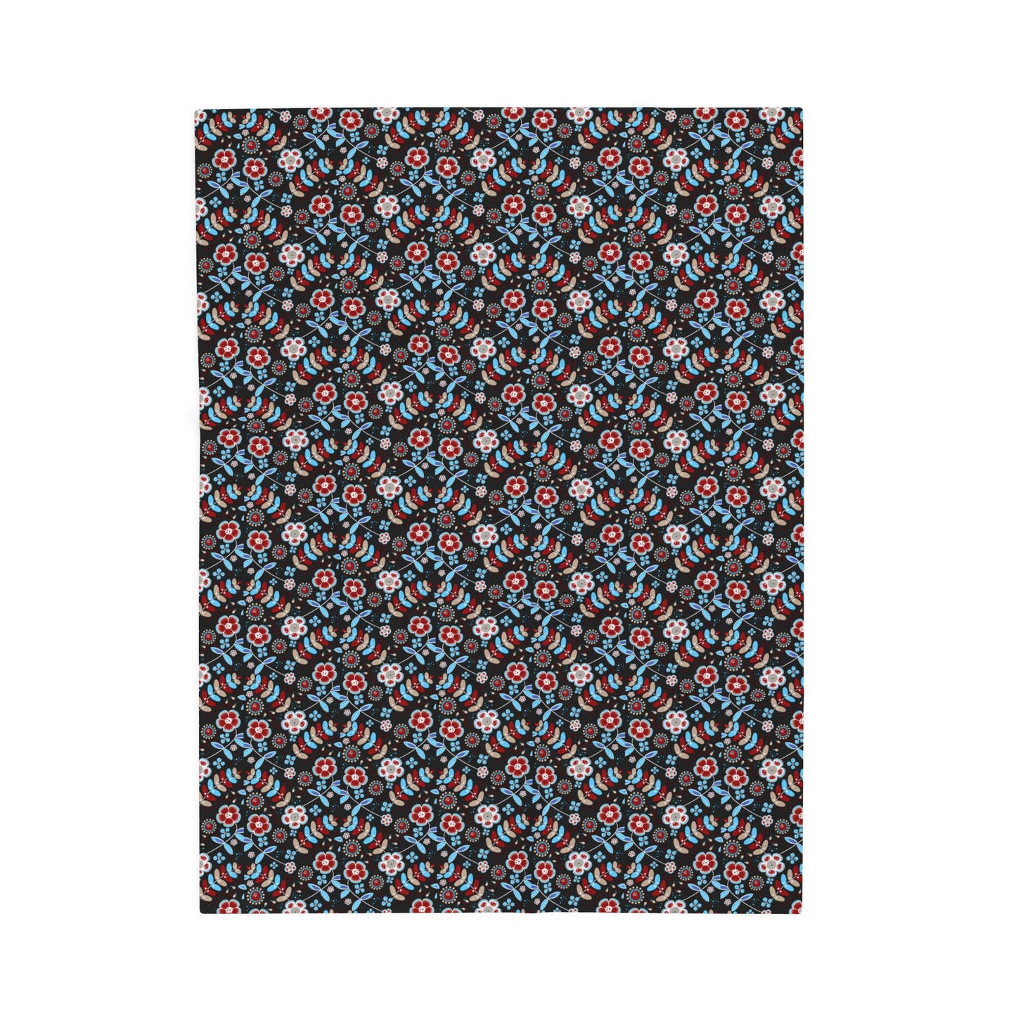 Cozy Floral Velveteen Plush Blanket, Soft Decorative Throw, Perfect for Home Decor, Gift for Friends, Bed Couch Essential