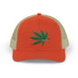 Cannabis Leaf Snapback Trucker Cap | Stylish Hat for Weed Enthusiasts | Perfect for Festivals, Parties, Gifts, and Outdoor Adventures