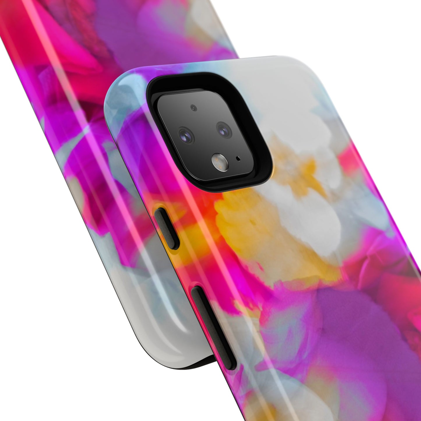 Floral Phone Case: Stylish Art for Your Device, Tough Cases, Gift for Her, Flower Print, Trendy Accessories, Phone Protection