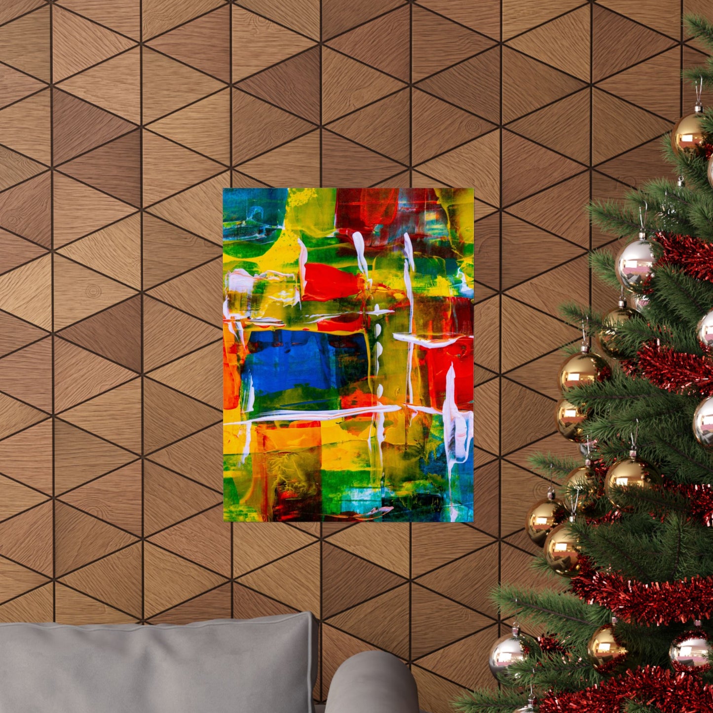 Vibrant Abstract Wall Art | Matte Vertical Posters, Colorful Decor, Modern Home