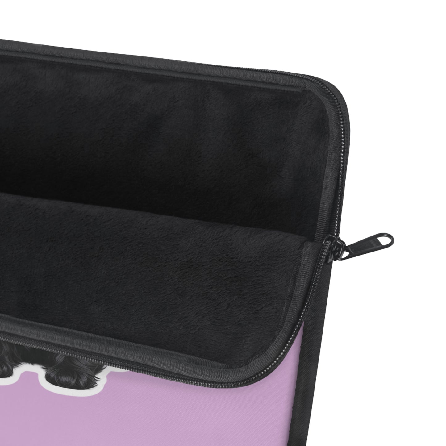 Cute Puppy Laptop Sleeve with Adorable Dog Design, Dog Lover Gift, Laptop Case, Pet Owner Accessory, Pink Sleeve
