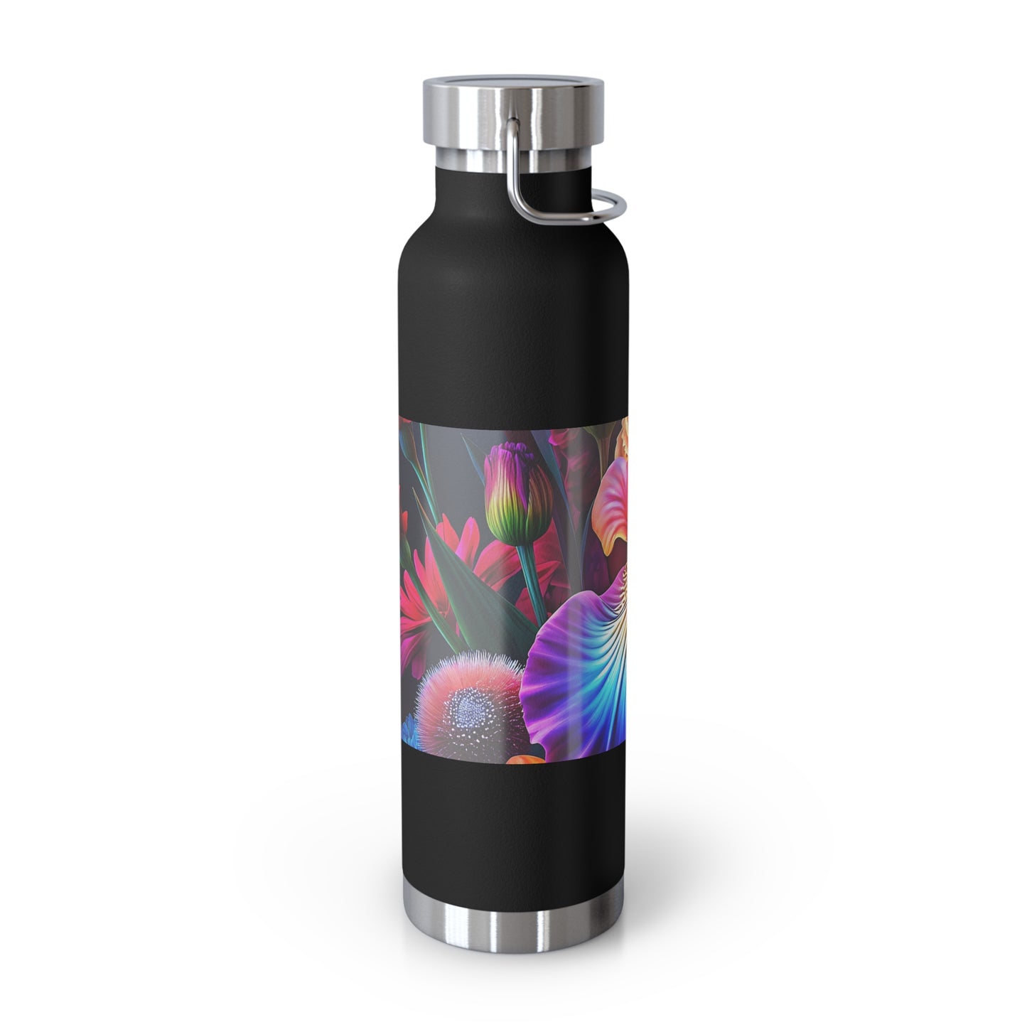 Astrological Copper Insulated Bottle, Cosmic Travel Mug, Horoscope Water Bottle, Starry Flask, Unique Gift for Astrology Lovers