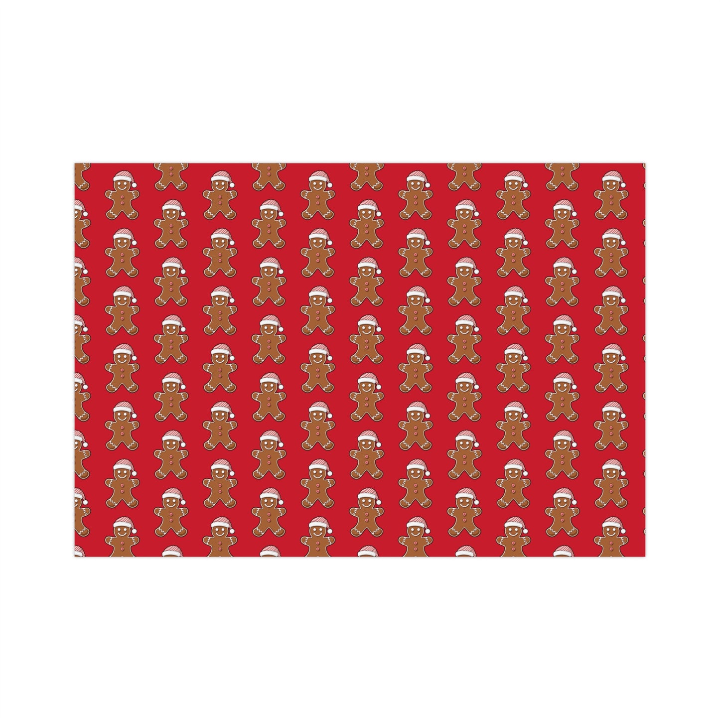 Festive Gingerbread Gift Wrap Papers for Holiday Gifting, Christmas, Birthdays, Surprise Parties, Eco-Friendly Wrapping