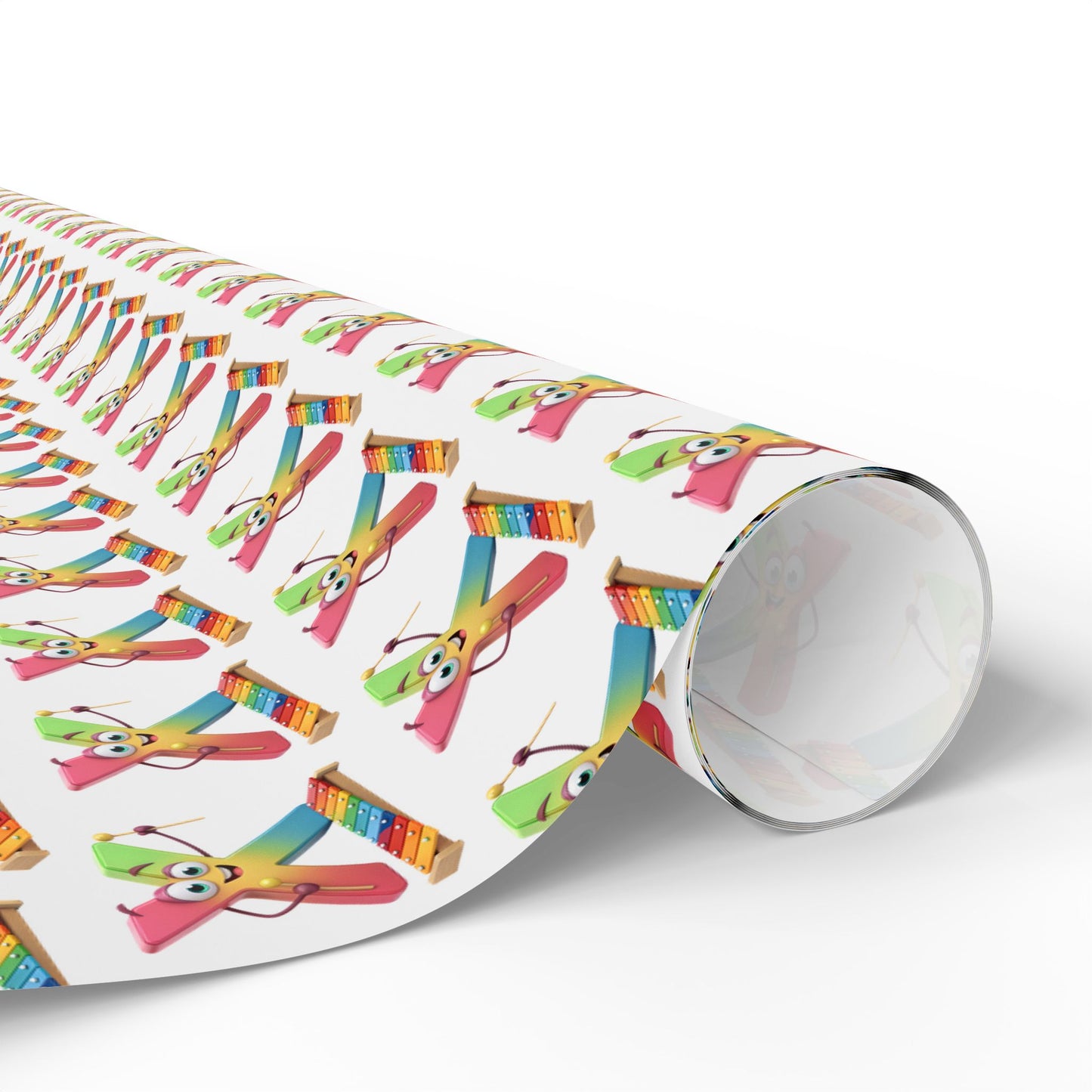 Colorful Character Wrapping Paper, Gift Wrap for Birthdays, Holidays, Celebrations, Fun Patterns, Party Supplies