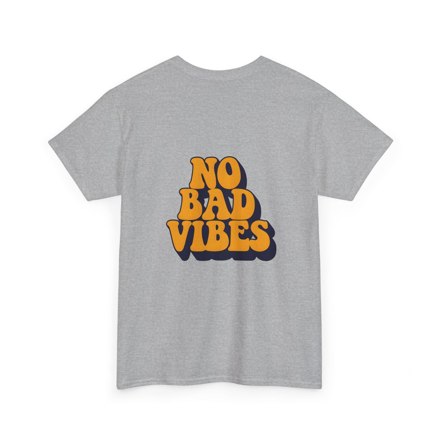 Good Vibes Only Unisex Heavy Cotton Tee, Casual Tee, Positive Message Shirt, Summer Fashion, Gift for Friends, Outdoor Wear