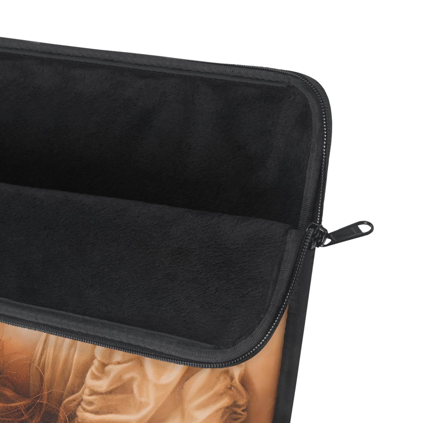 Vintage Floral Laptop Sleeve — Ethereal Sleeping Maiden Design