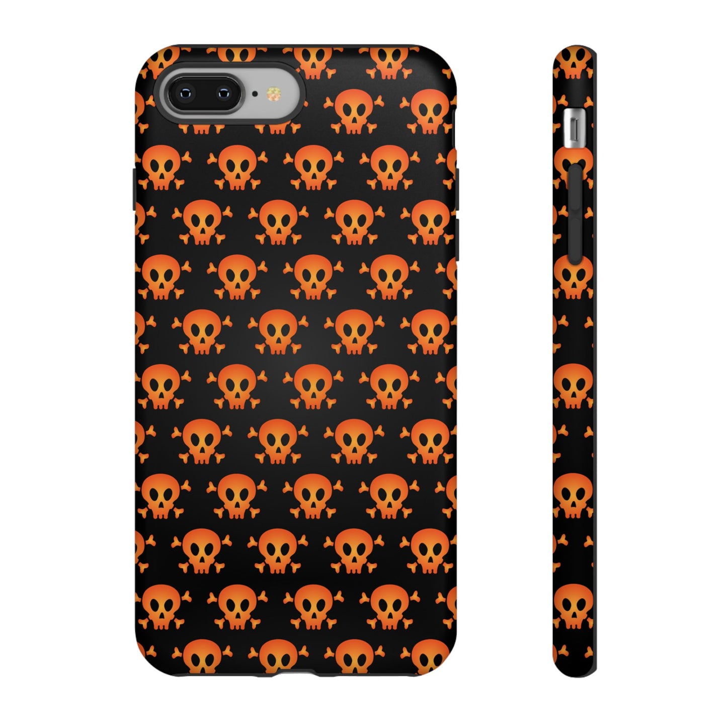 Halloween Skull Phone Case, Spooky Mobile Cover, Trick or Treat Accessory, Goth Gift, Skull Pattern Design