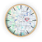 Custom Denver Map Wall Clock, Home Decor, Personalized Gift, Unique Wall Art, Modern Timepiece, Housewarming Present