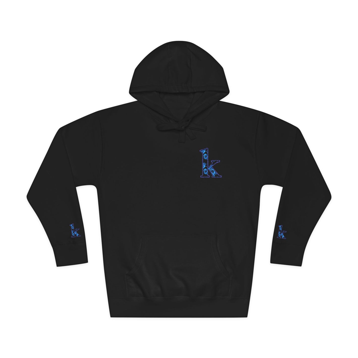 Cozy Floral Monogram Fleece Hoodie for Unisex - Perfect Gift for Birthdays, Valentine’s Day, Casual Wear, Adventure