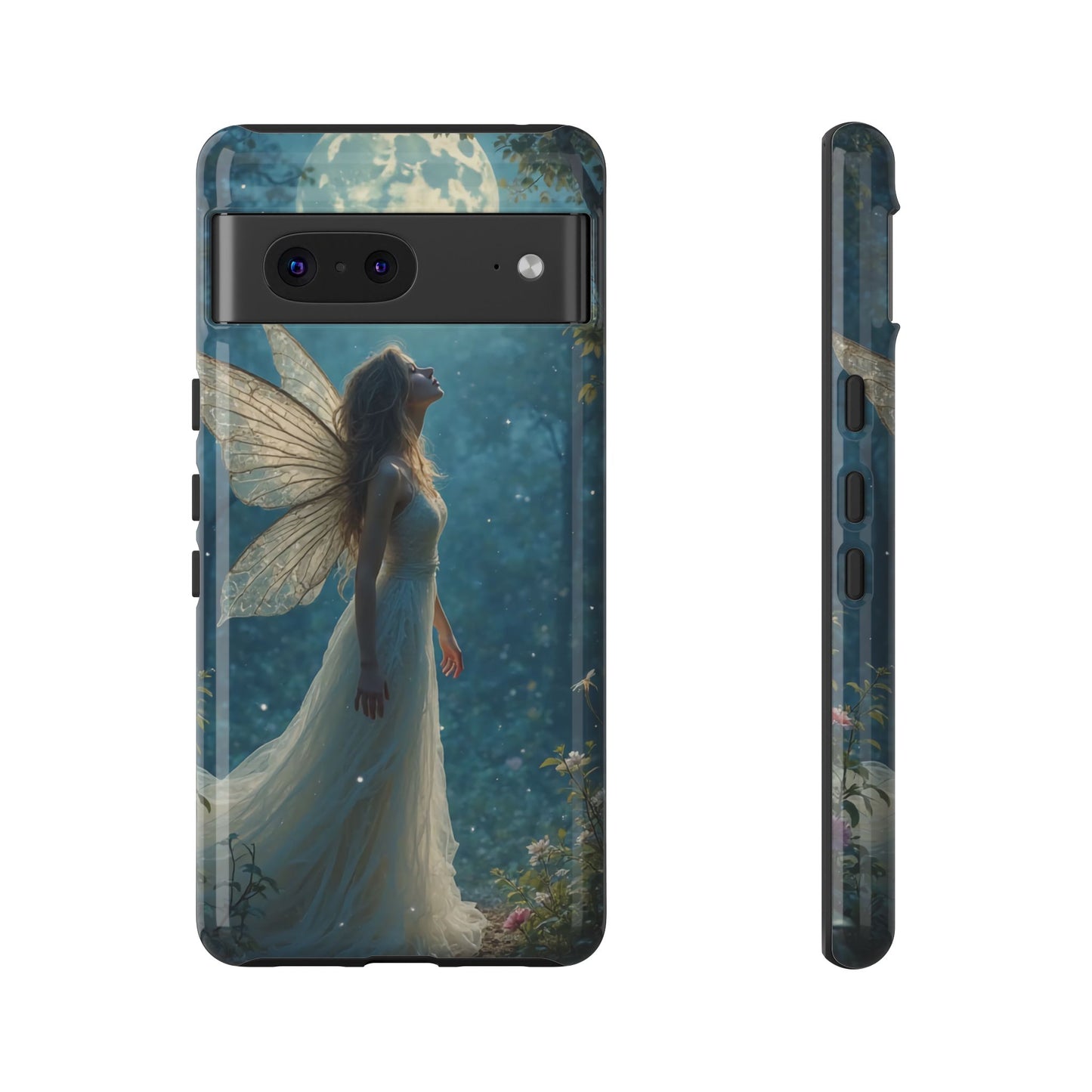 Fairy Moon Phone Case | Tough Cases for Nature Lovers, Fantasy Gift, Boho Phone Accessory, Ethereal Aesthetic, Magical Design