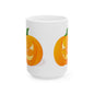 Halloween Pumpkin Mug | 11oz & 15oz Ceramic | Perfect for Fall, Cozy Drinks, Gifting