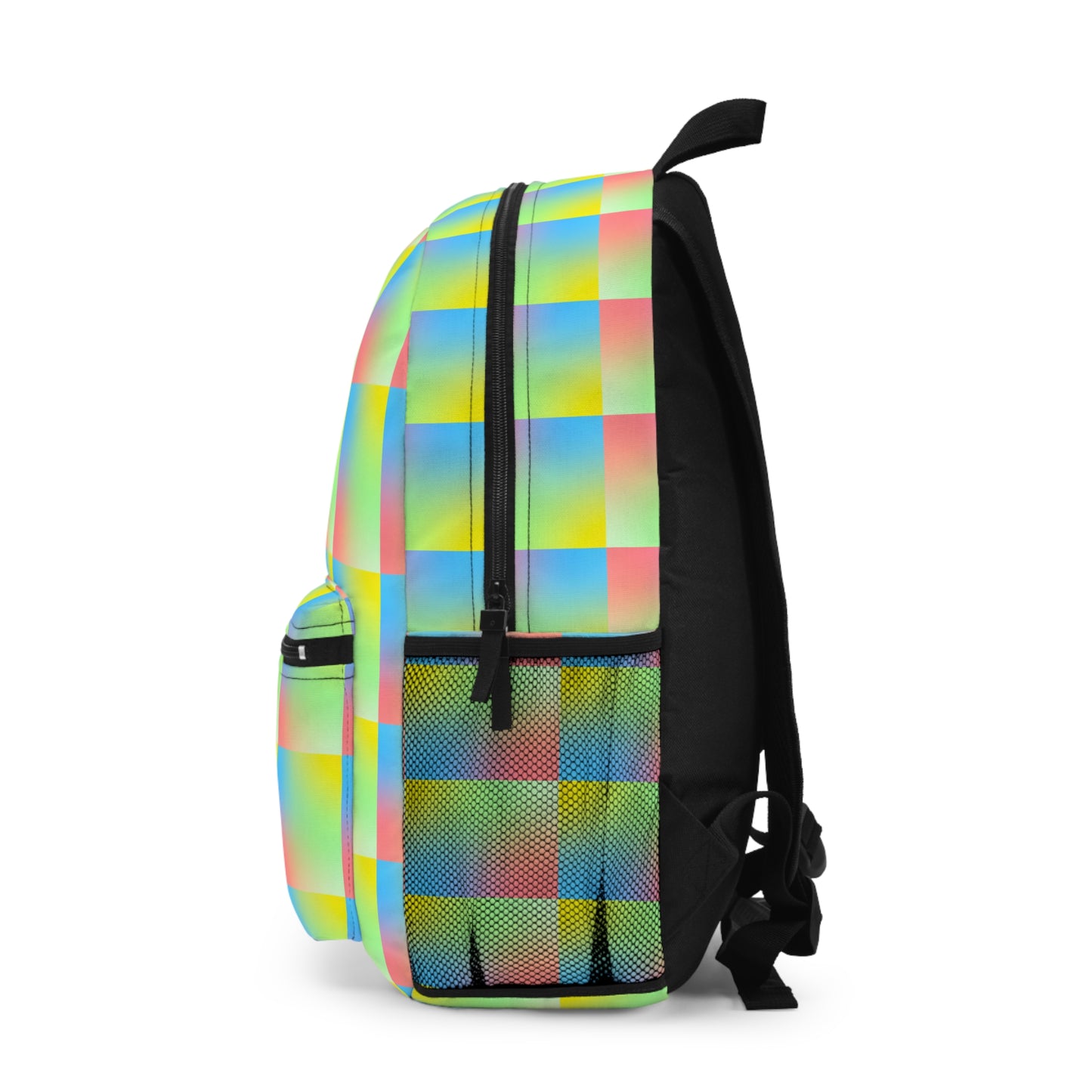 Vibrant Rainbow Backpack, Colorful School Bag, Trendy Travel Rucksack, Stylish Daypack, Fun Gift for Teens