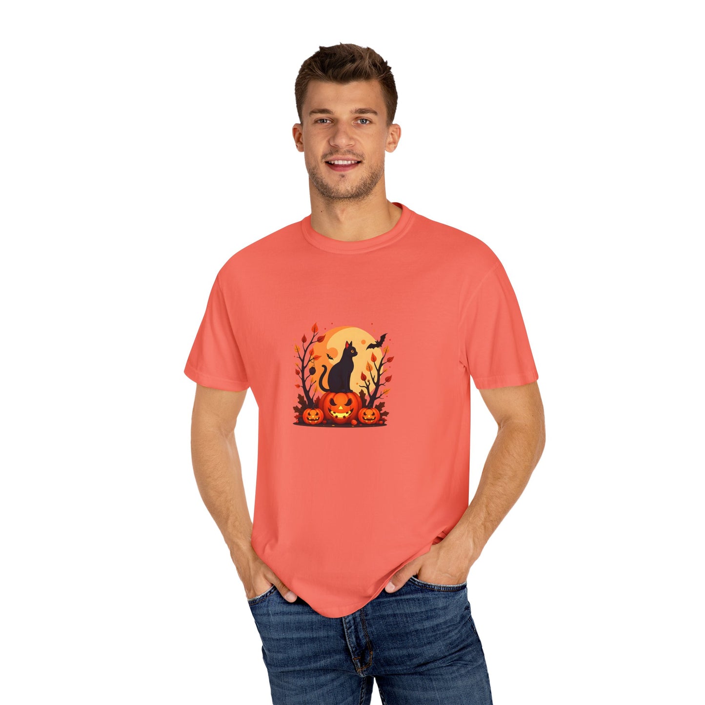 Unisex Garment-Dyed T-shirt - Halloween