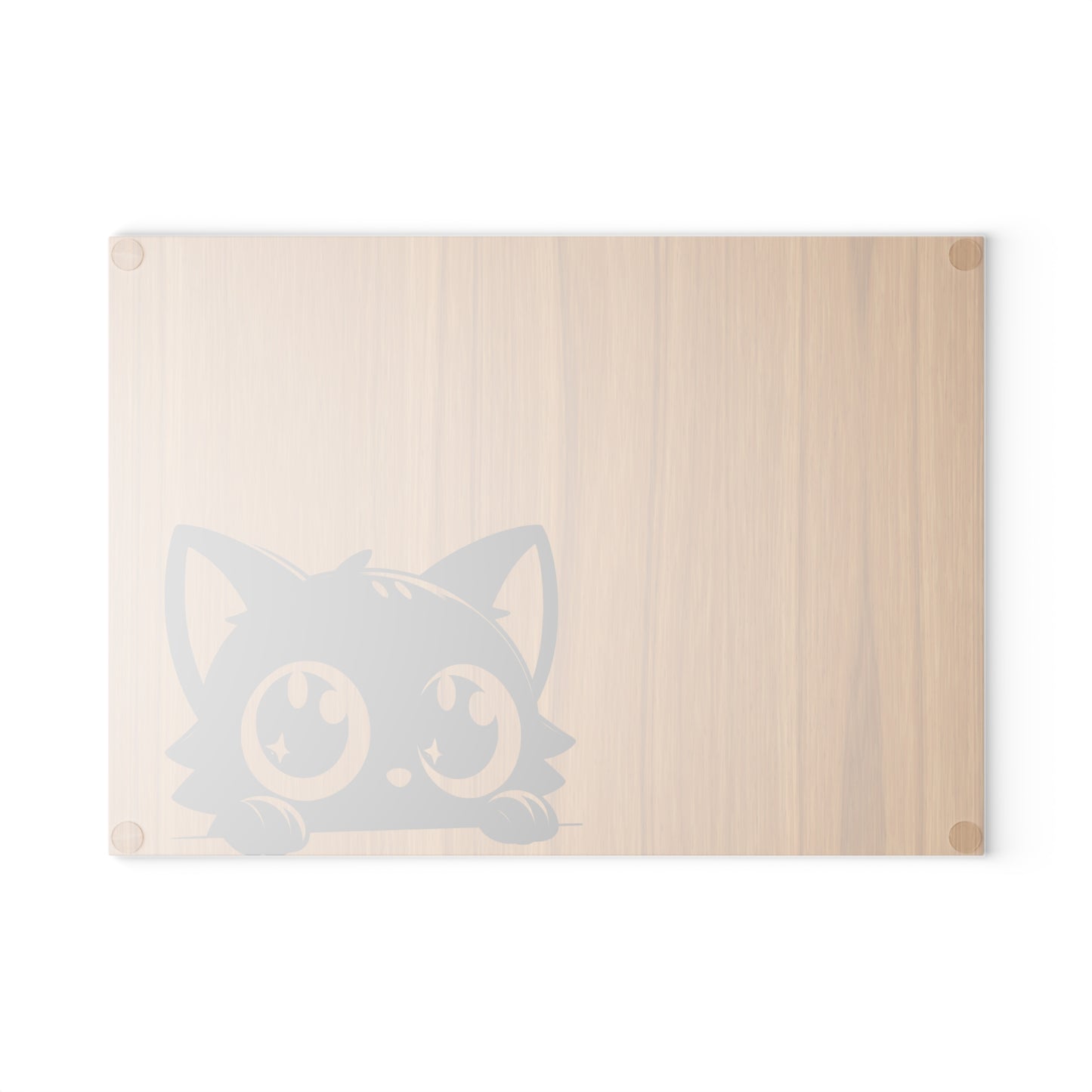 Cute Cat Glass Cutting Board, Kitchen Decor, Gift for Cat Lovers, Unique Kitchenware, Cooking Accessory, Pet-themed Housewarming Gift