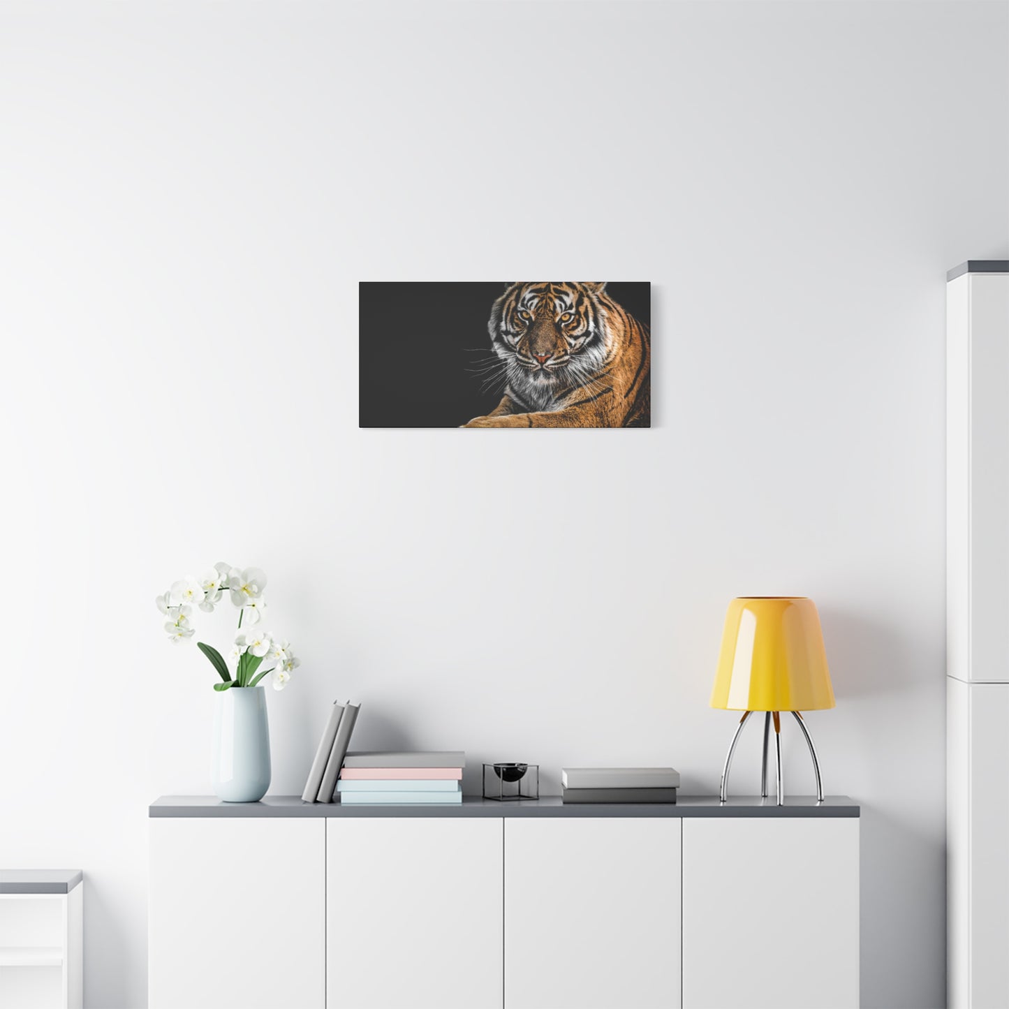 Majestic Tiger Canvas Art, Perfect for Animal Lovers, Home Decor, Gift for Wildlife Enthusiasts, Modern Wall Art, 1.25" Depth