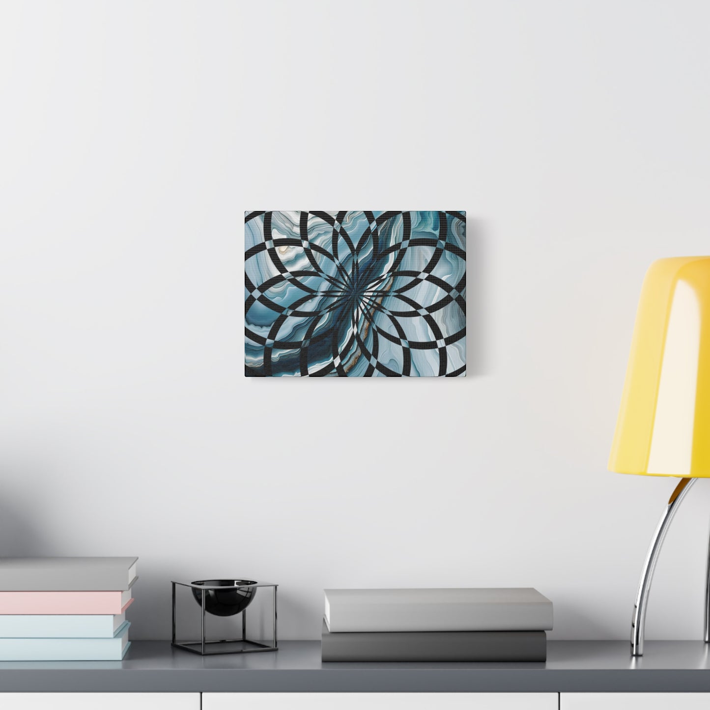 Abstract Geometric Art Canvas Print, Modern Wall