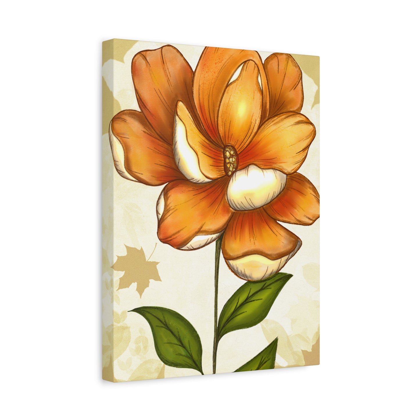 Copy of Matte Canvas, Stretched, 1.25" Tulips Pink and Purple Flowers