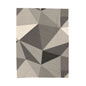 Cozy Geometric Velveteen Plush Blanket | Soft Throw for Home Decor, Gift for Homeowners, Minimalist Design, Perfect for Cozy Nights