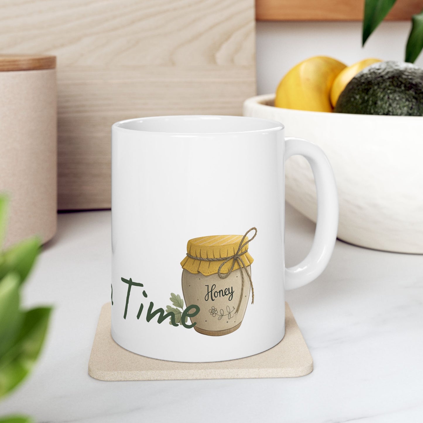 Tea Time Ceramic Mug - Perfect for Tea Lovers, Gift for Friends, Home Decor, 11oz 15oz