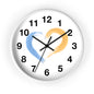 Heart-Shaped Wall Clock, Love Decor, Gift for Couples, Wedding & Anniversary, Home and Office Wall Art, Romantic Timepiece