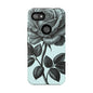 Elegant Floral Phone Case, Tough Cases for iPhones, Black Rose Design, Gift for Her, Stylish Phone Cover, Birthday Gifts
