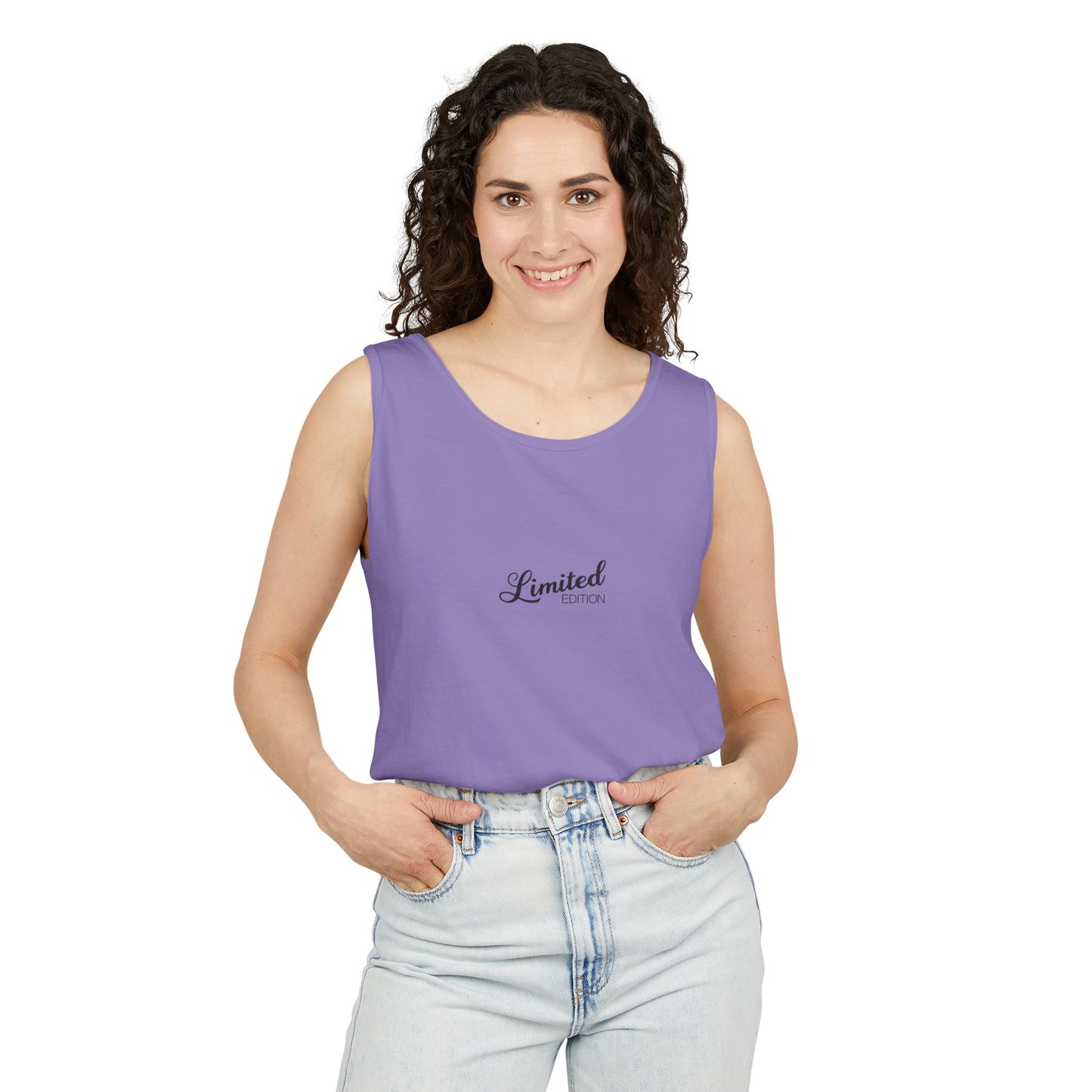 Limited Edition Unisex Garment-Dyed Tank Top, Summer Fashion, Beachwear, Gift for Him & Her, Casual Style, Relaxed Fit
