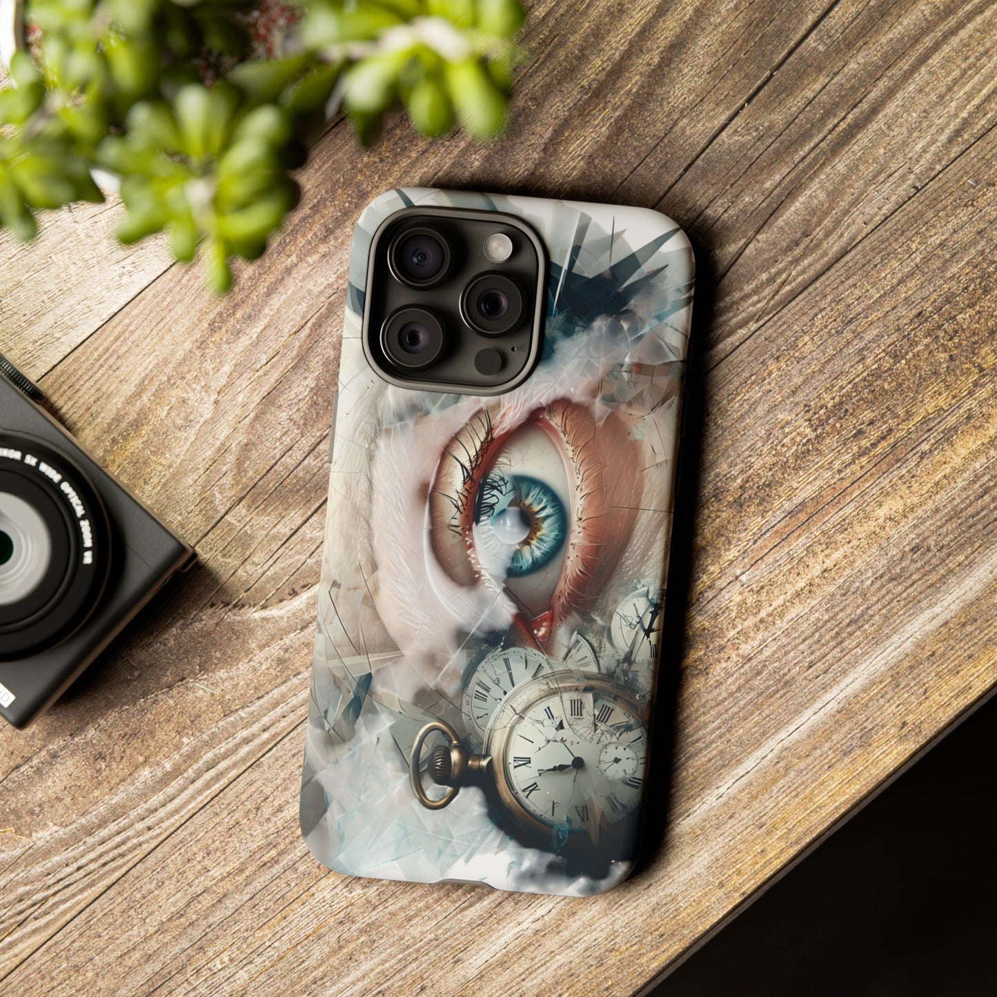 Artistic Eye Phone Case, Unique Smartphone Cover, Whimsical Gift for Art Lovers, Trendy Tech Accessory, Birthday Present, Holiday Gift