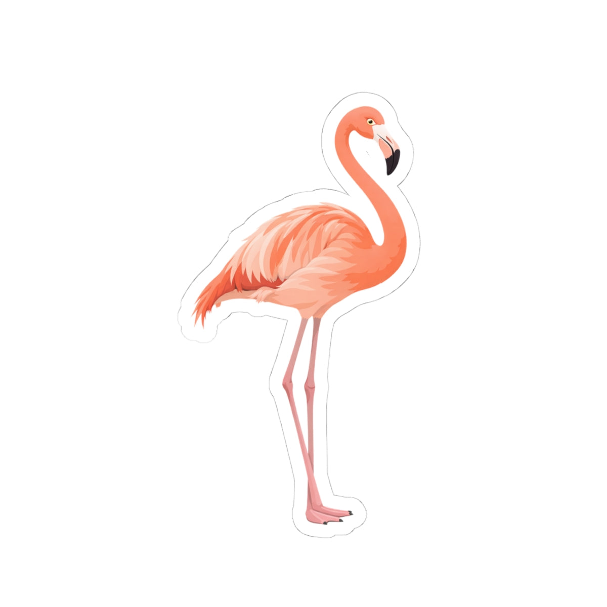 Kiss-Cut Stickers - Flamingo