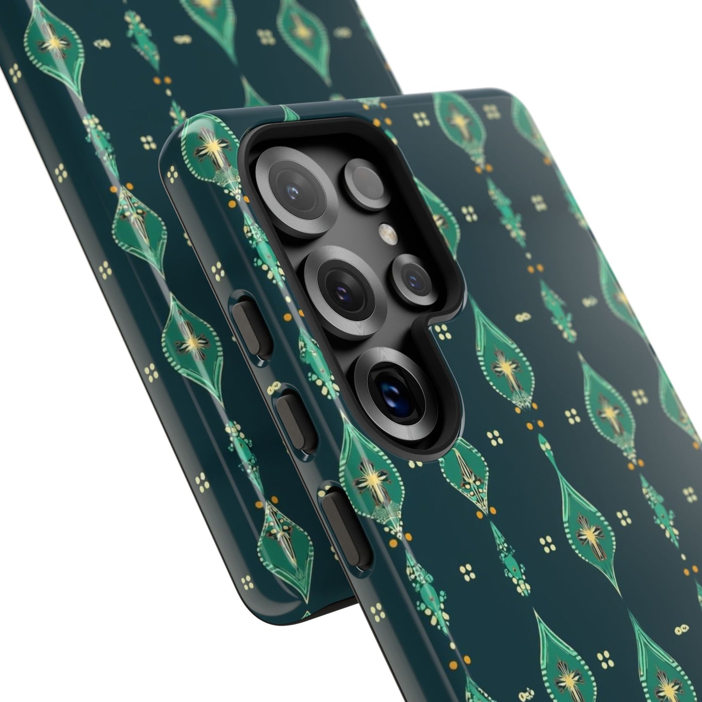 Emerald Boho Teardrop Phone Case
