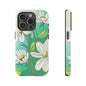 Floral Phone Case, Tough Cases, Flower Design, Nature Inspired, Eco-Friendly Cover, Unique Gift for Her, Spring Accessories