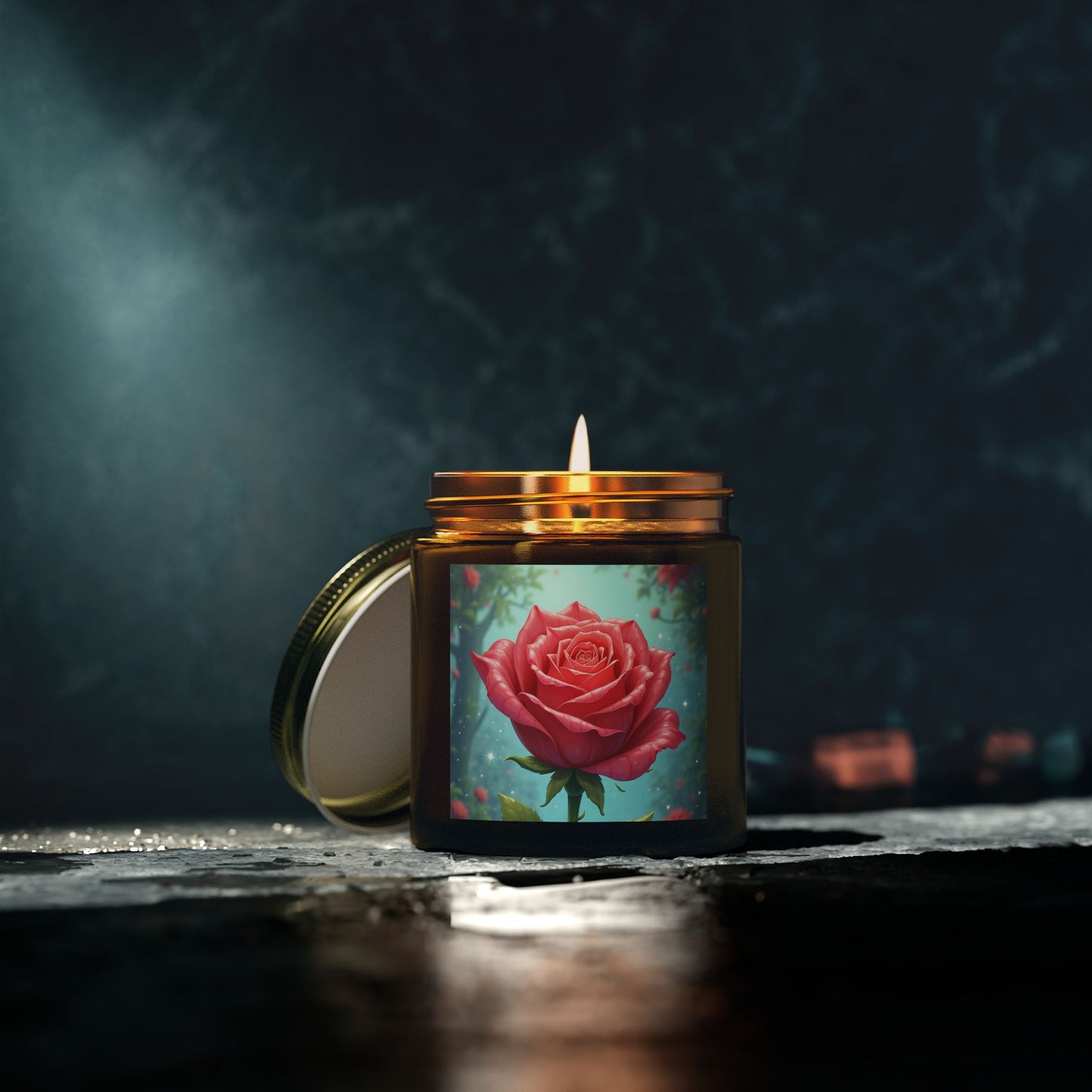 Rose Scented Candles, Aromatic Decor, Relaxing Gifts for Her, Birthday, Mother's Day, Home Fragrance