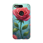 Floral Phone Case, Tough Cases with Elegant Rose Design, Stylish iPhone Cover, Rose Flower Gift for Nature Lovers, Unique Mobile Accessories
