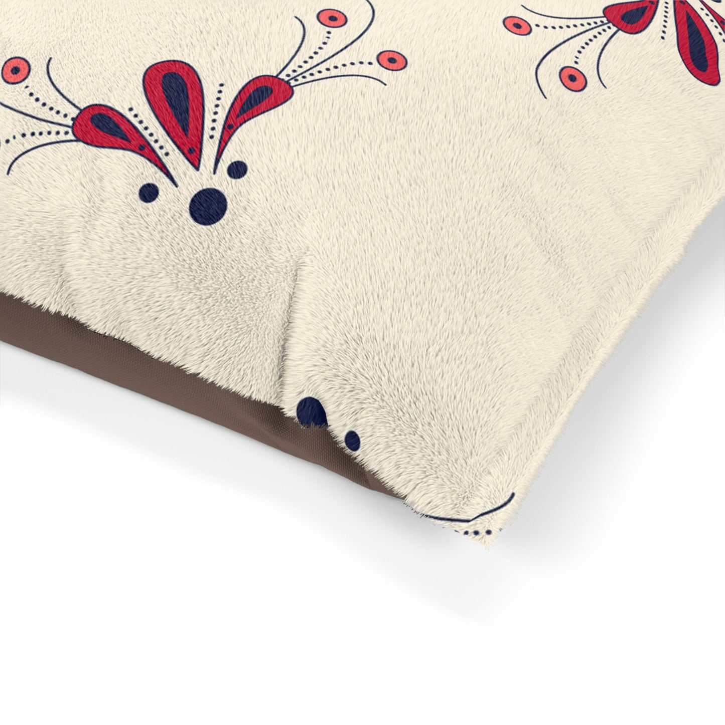 Cozy Floral Pet Bed, Stylish Dog Bed, Cat Bed, Soft Pet Cushion, Decorative Pet Decor