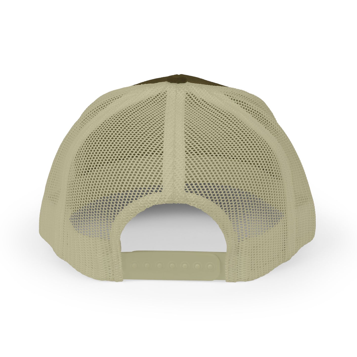 Don’t Look Back Snapback Trucker Cap — Retro Rainbow Embroidered Hat