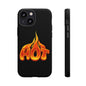 Stylish Phone Case, Hot Flames Design, Gift for Teens, Trendy Accessory, Protective Cover, Unique Phone Case