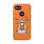 Halloween Ghost Phone Case, Cute Cat Ghost Case, Autumn Phone Cover, Spooky Season Gift, Trick or Treat Case