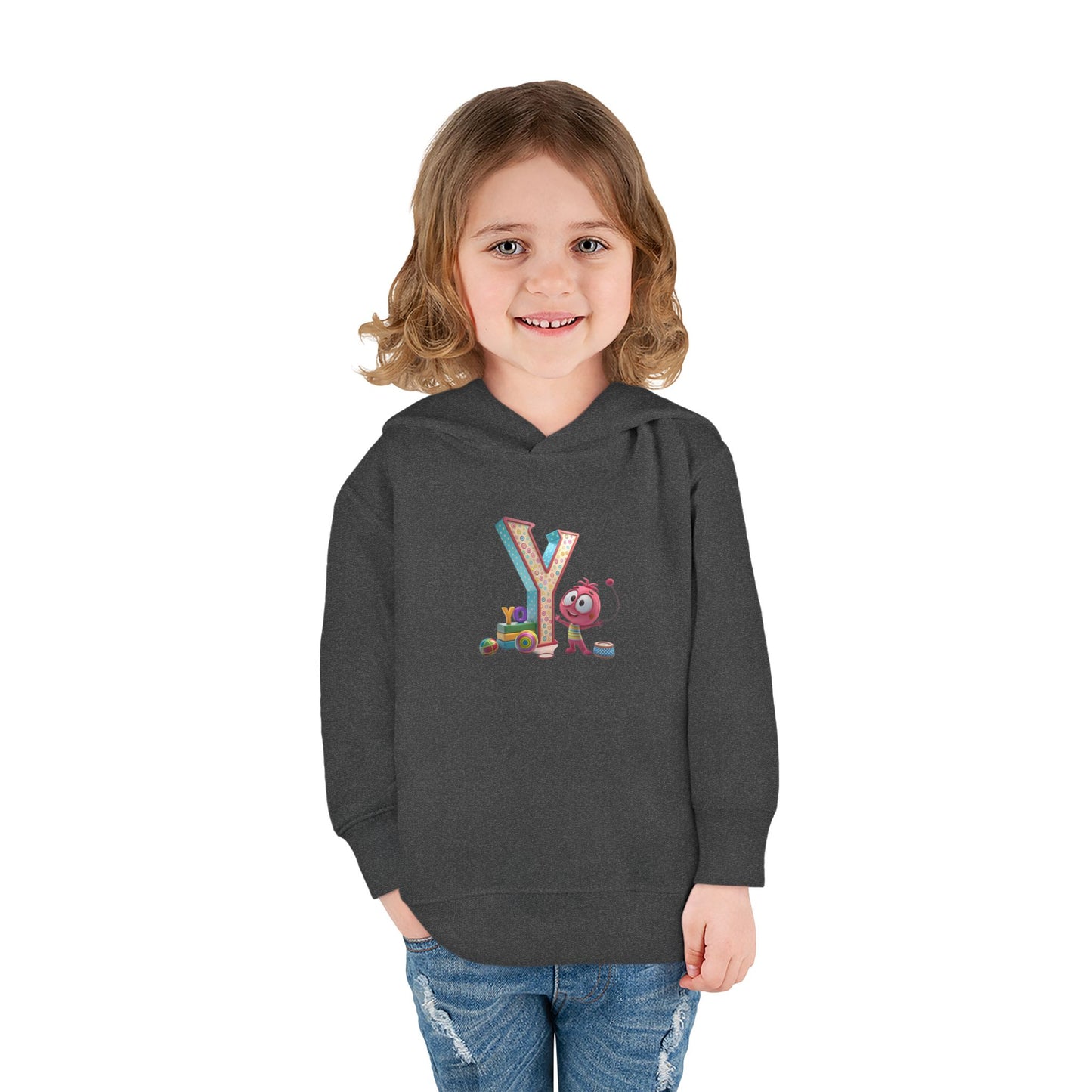 Toddler Fun Fleece Hoodie - Playful Design for Kids, Cozy Pullover, Perfect Gift for Birthdays, Holidays, Everyday Wear