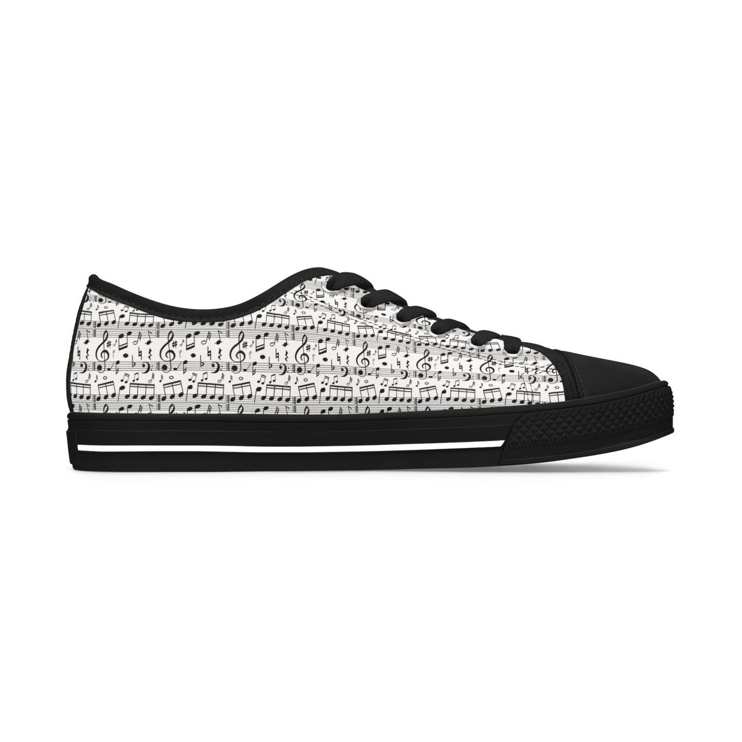 Low Top Sneakers - Musical Notes