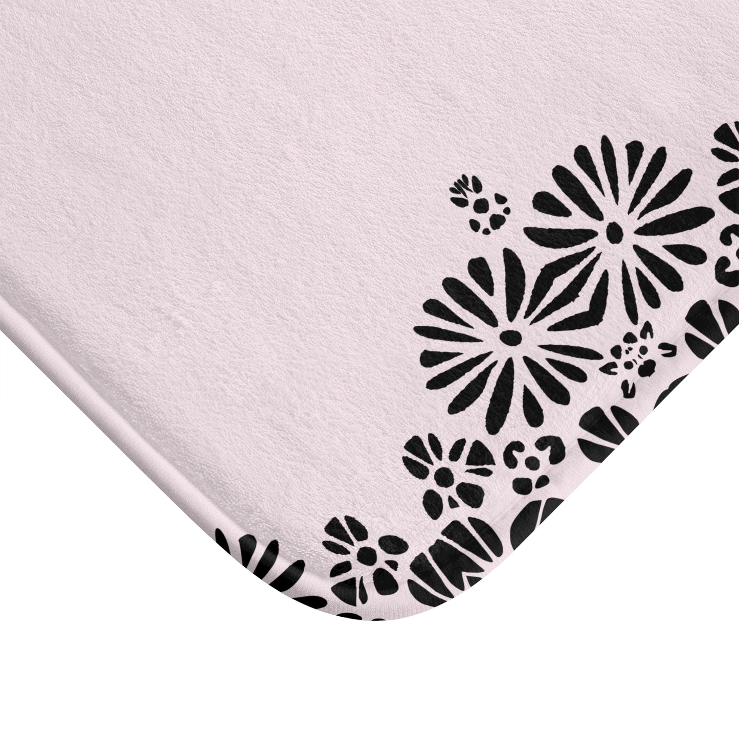 Floral Elegance Bath Mat - Chic Bathroom Decor, Home Spa Essentials, Gift for Her, Modern Design, Cozy Comfort