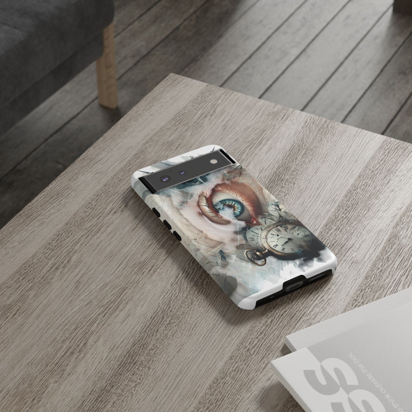 Artistic Eye Phone Case, Unique Smartphone Cover, Whimsical Gift for Art Lovers, Trendy Tech Accessory, Birthday Present, Holiday Gift