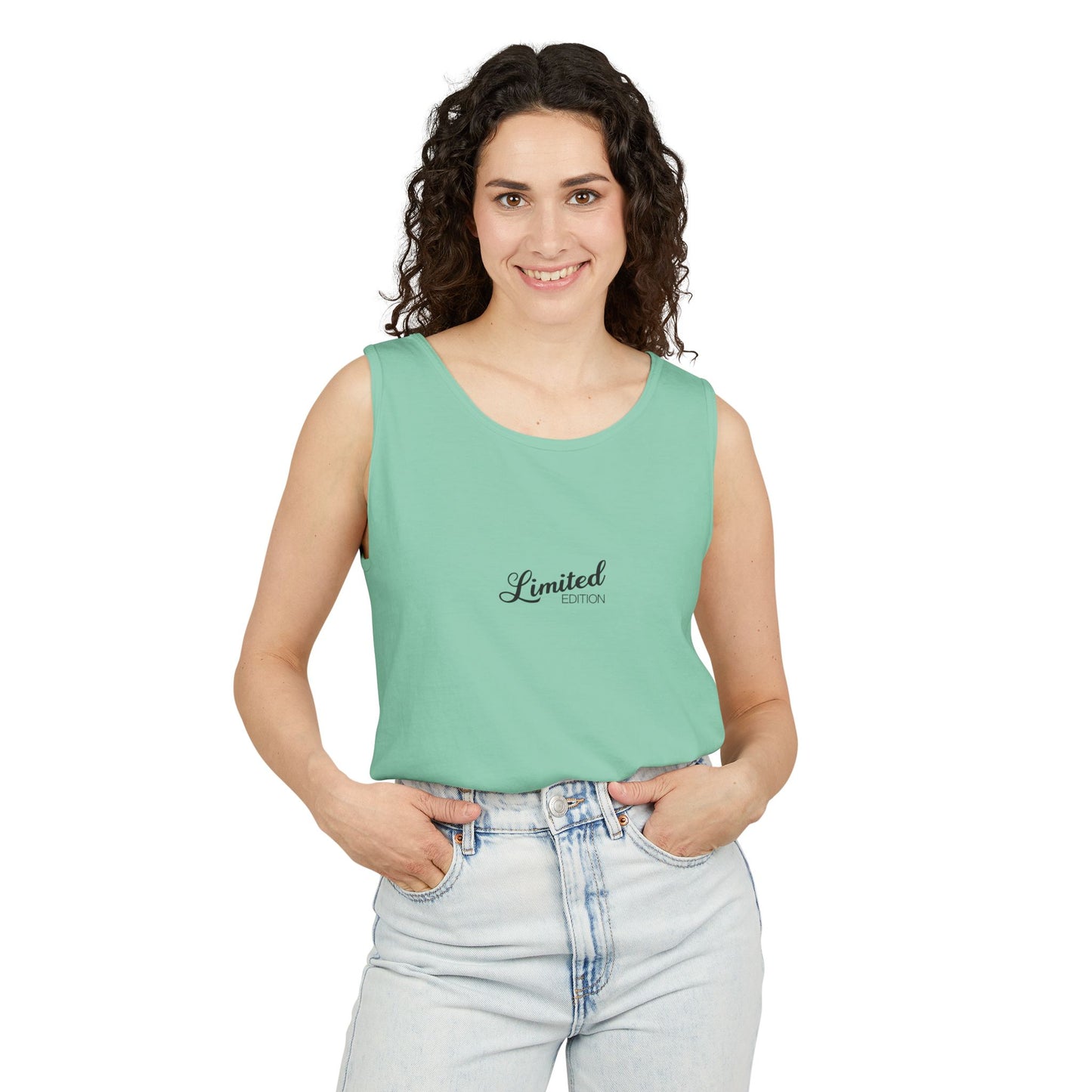 Limited Edition Unisex Garment-Dyed Tank Top, Summer Fashion, Beachwear, Gift for Him & Her, Casual Style, Relaxed Fit